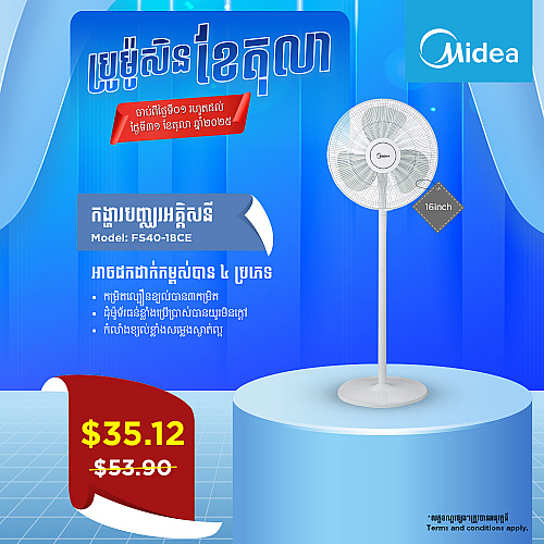 Midea Electric Fan (16inch) Midea Electric Fan (16inch)